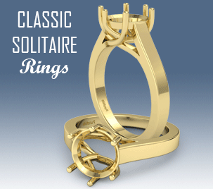 classic solitaire semi mount