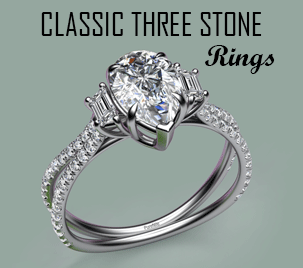 classic three stone