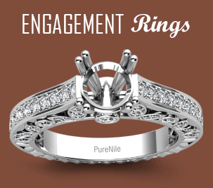 semi mount engagement rings